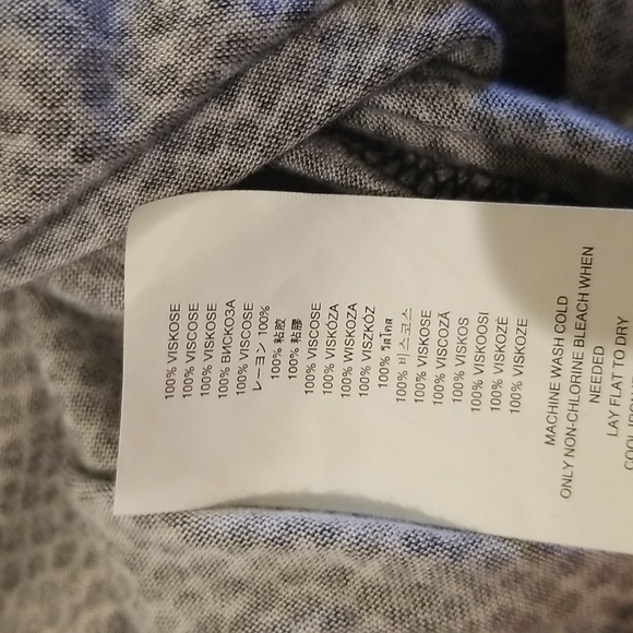 Michael Michael Kors  Black and Gray 3/4 Sleeve Top - Picture 8 of 8